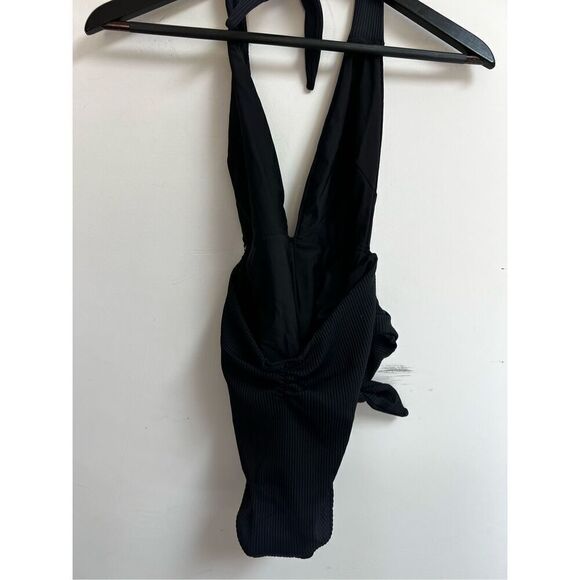 Montce Women's Tropez Tie Waist Halter One Piece Swimsuit SW032 Large NWOT - Picture 7 of 8